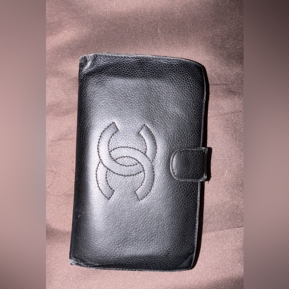 Authentic Black caviar Chanel wallet